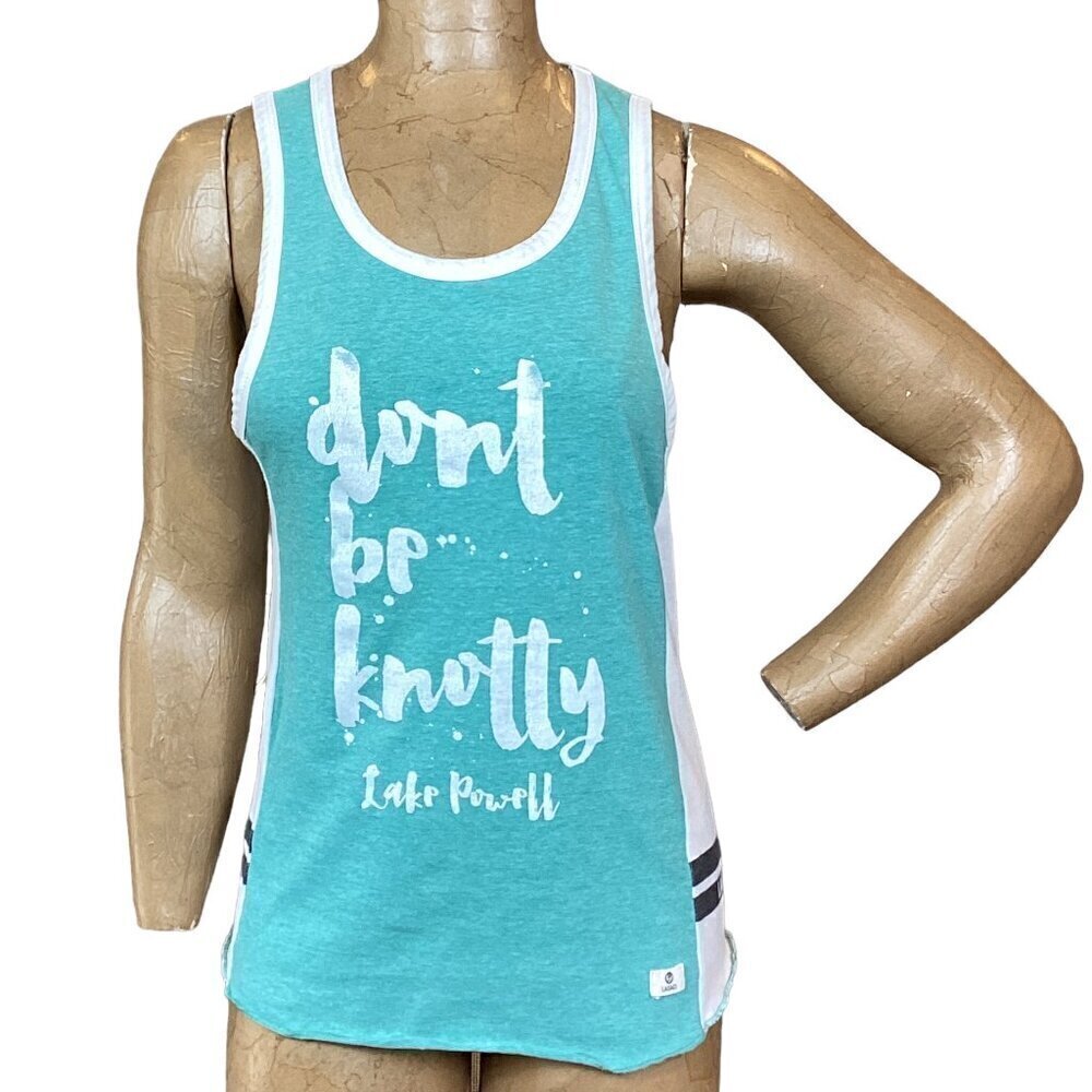 Don't be Knotty Graphic Tank Top Lake Powell‎ Sz M #206K
